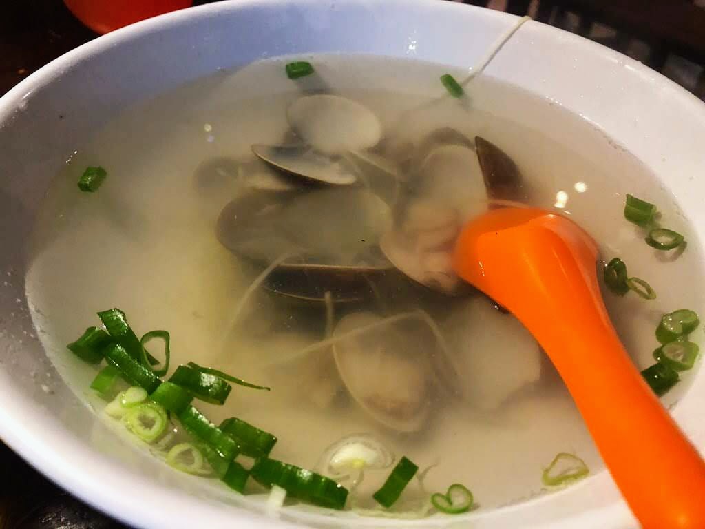 台湾のあさりスープ